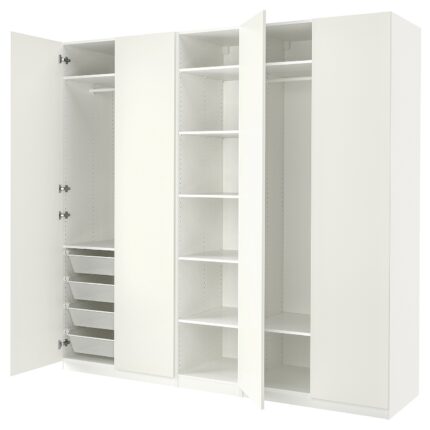 PAX / FORSAND Guardaroba - bianco/bianco 250x60x236 cm