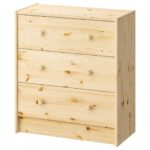 RAST Cassettiera con 3 cassetti - pino 62x70 cm