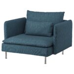 SÖDERHAMN Poltrona - Hillared blu scuro