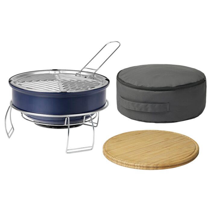 STRANDÖN Barbecue - carbone blu