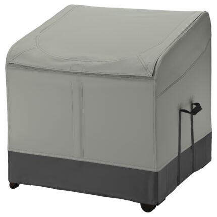 VÄTTERSÖ Contenitore, da esterno - grigio scuro 78x72x79 cm