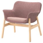 VEDBO Poltrona - Gunnared marrone chiaro-rosa