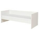 VIHALS Letto divano con 1 materasso - bianco/Åfjäll semirigido 80x200 cm