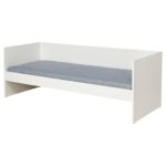 VIHALS Letto divano con 1 materasso - bianco/Ågotnes rigido 80x200 cm