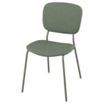 VIHALS Sedia - verde/Tibbleby grigio-verde
