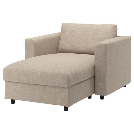 VIMLE Chaise-longue - Hillared beige