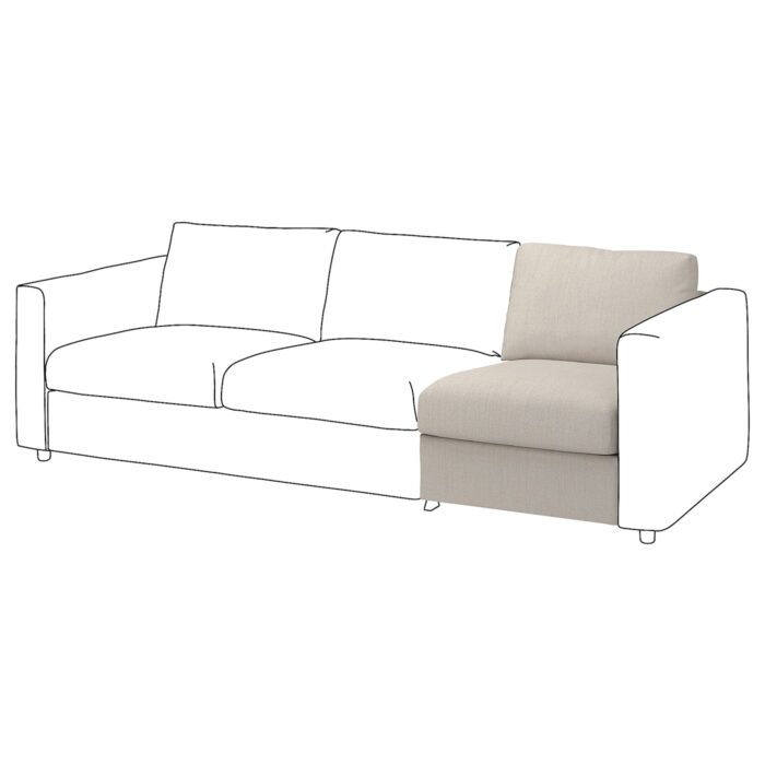 VIMLE Elemento a 1 posto - Gunnared beige