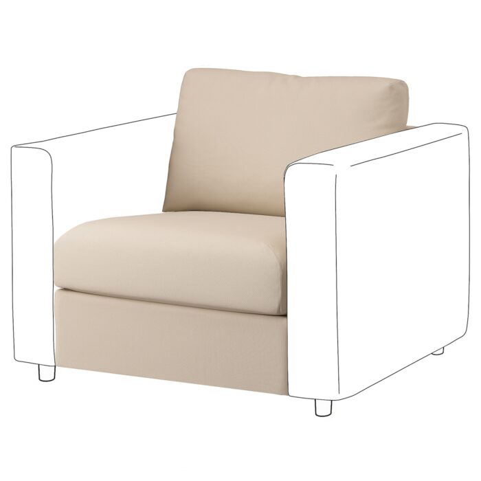 VIMLE Elemento a 1 posto - Hallarp beige
