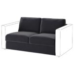 VIMLE Elemento a 2 posti - Djuparp grigio scuro