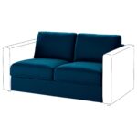 VIMLE Elemento a 2 posti - Djuparp verde-blu scuro