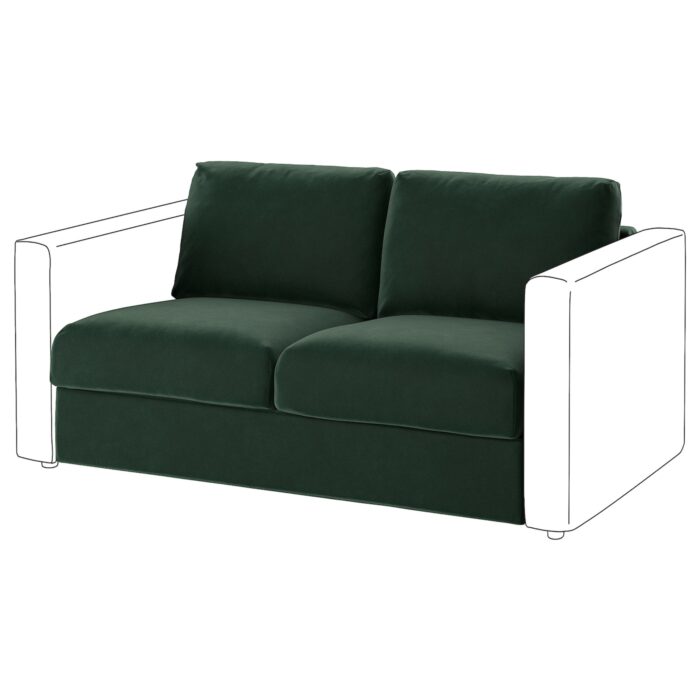 VIMLE Elemento a 2 posti - Djuparp verde scuro