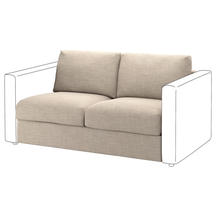 VIMLE Elemento a 2 posti - Hillared beige